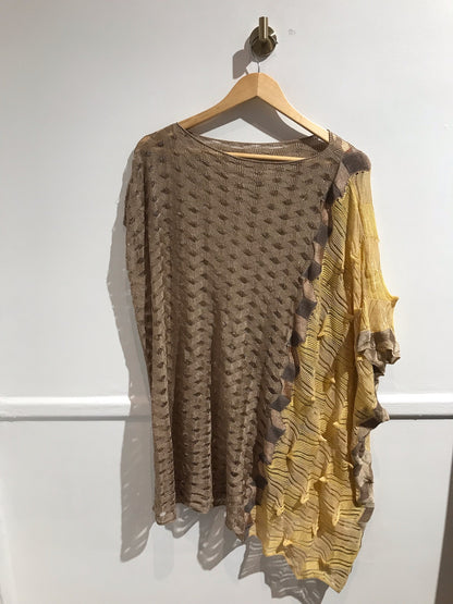 Poncho Missoni beige