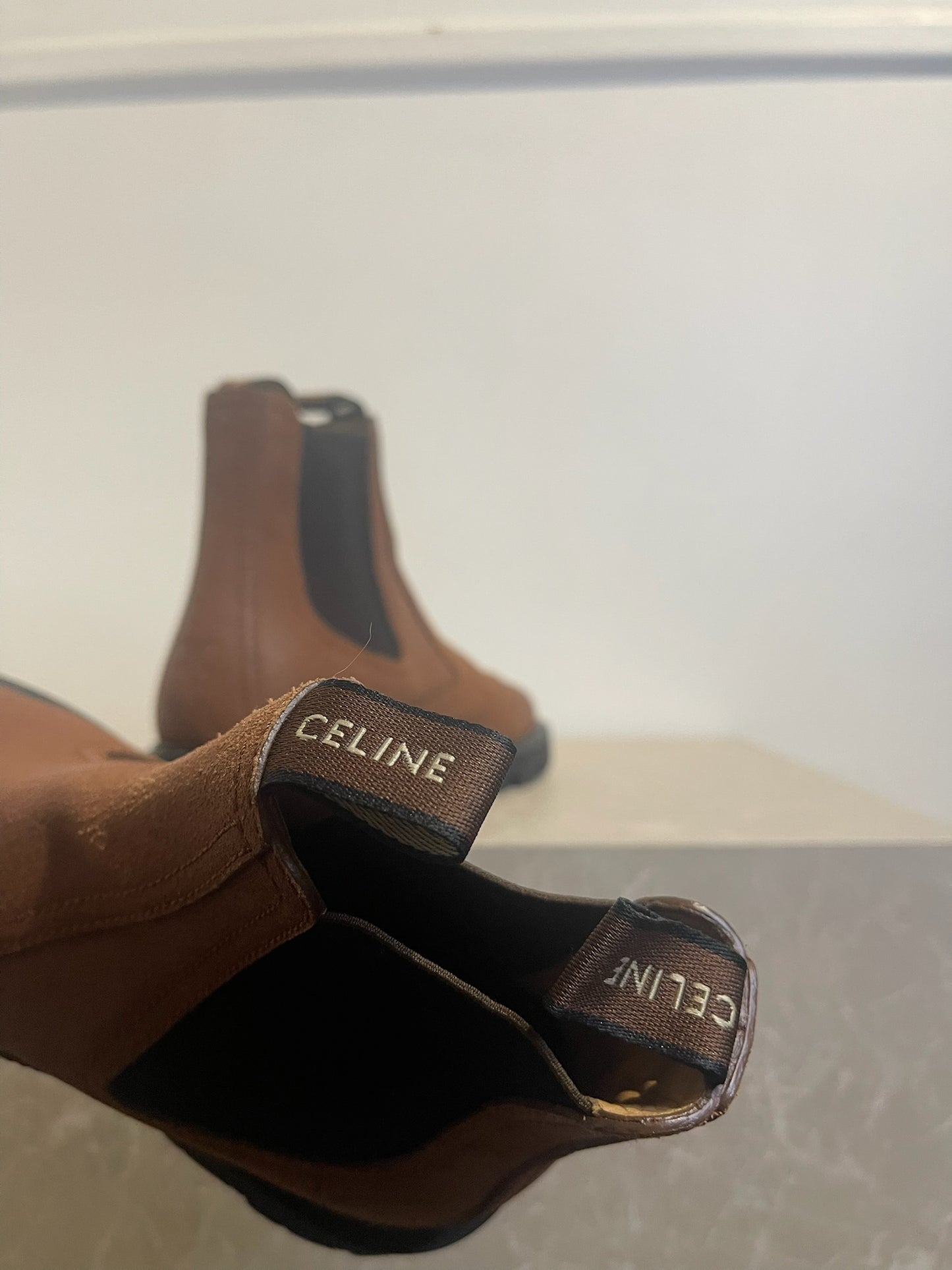 Bottines Celine Margaret marron T.40