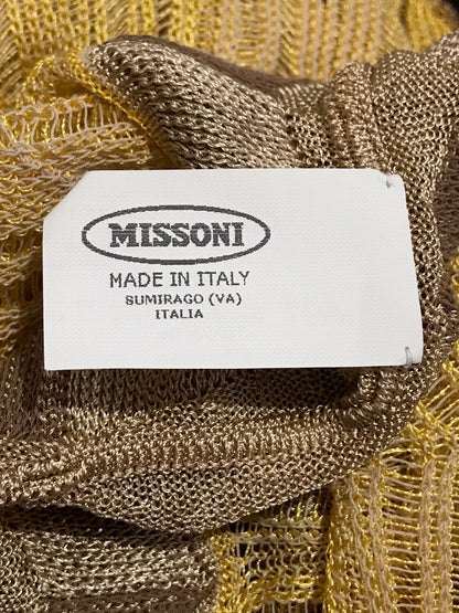 Poncho Missoni beige