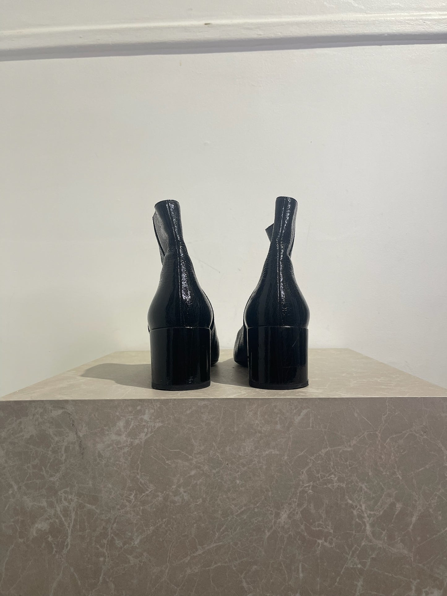 Bottines Saint Laurent noires T.40