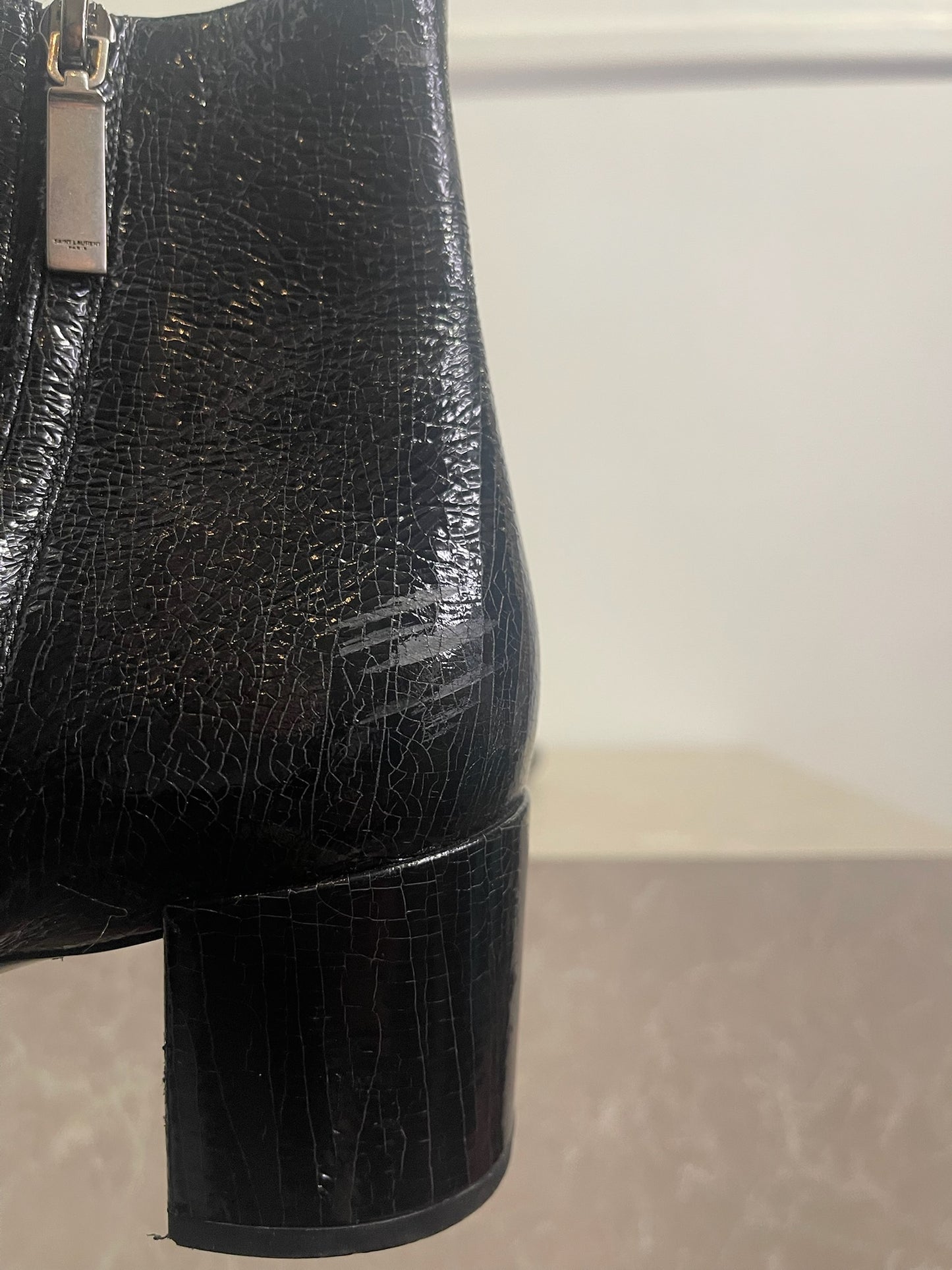 Bottines Saint Laurent noires T.40