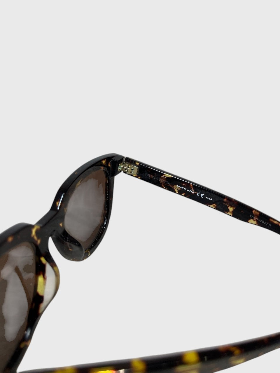 Lunettes Bottega Veneta écailles marron
