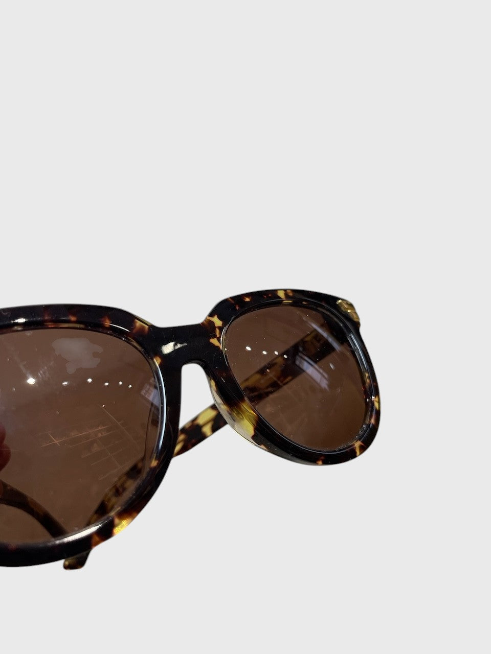 Lunettes Bottega Veneta écailles marron