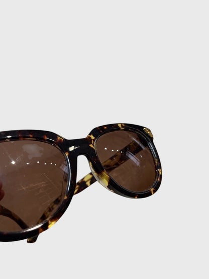 Lunettes Bottega Veneta écailles marron