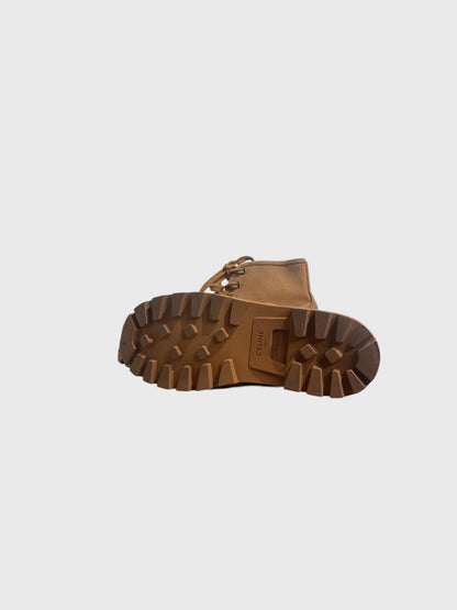Bottines Celine camel T.39