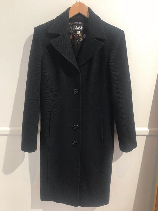 Manteau Dolce & Gabbana noir T.38