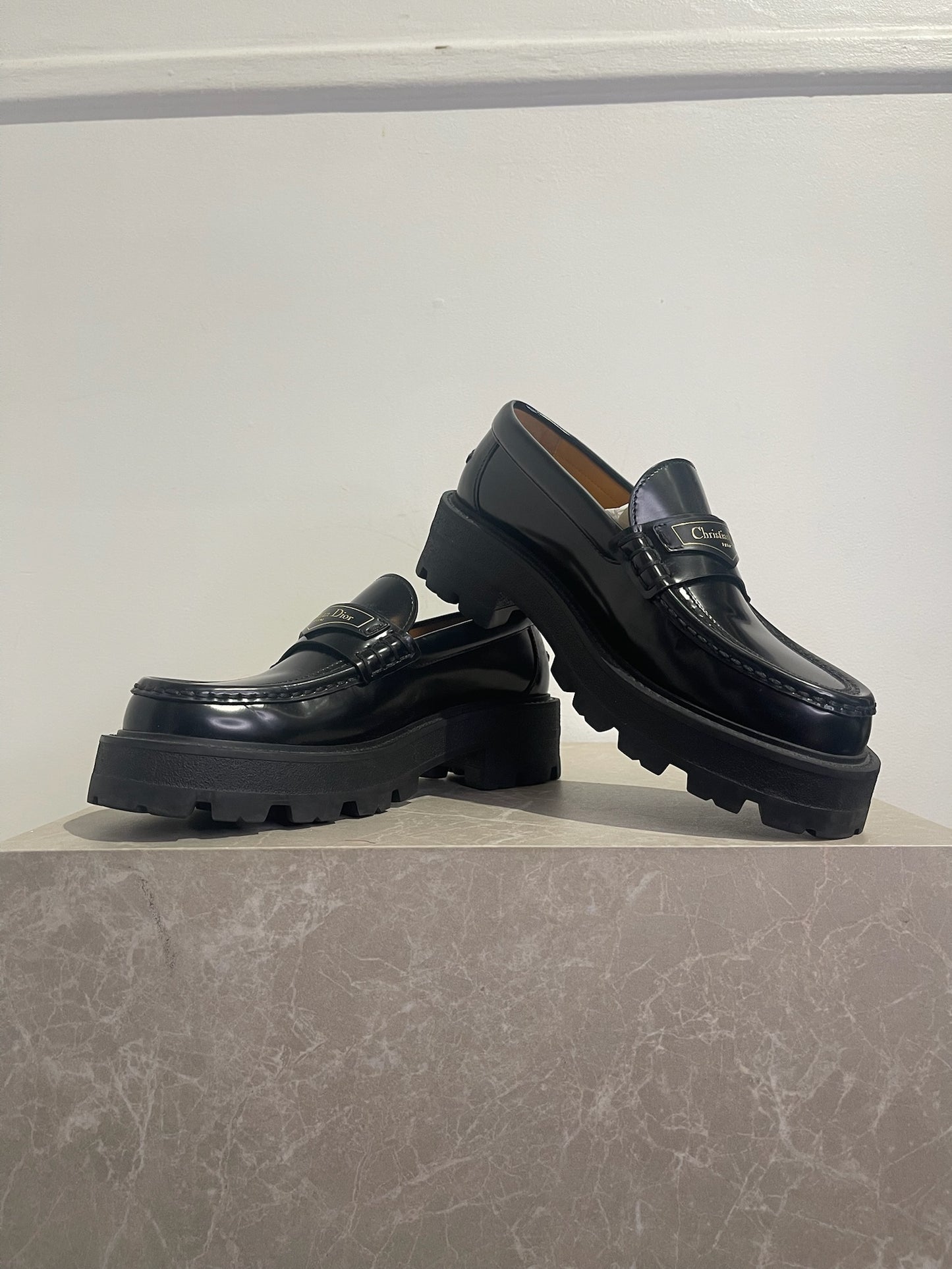 Mocassins Dior Boy noirs T.38