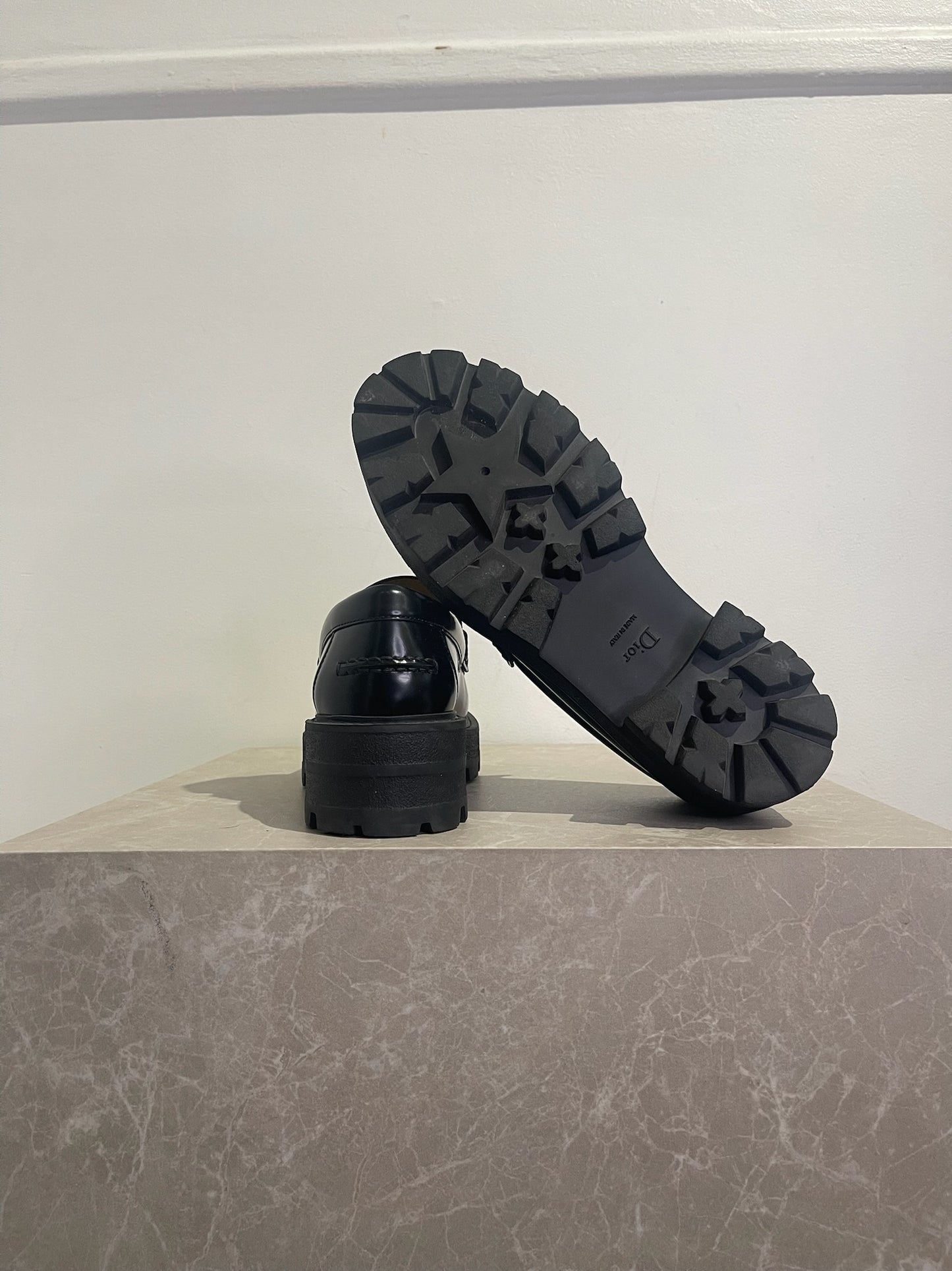 Mocassins Dior Boy noirs T.38