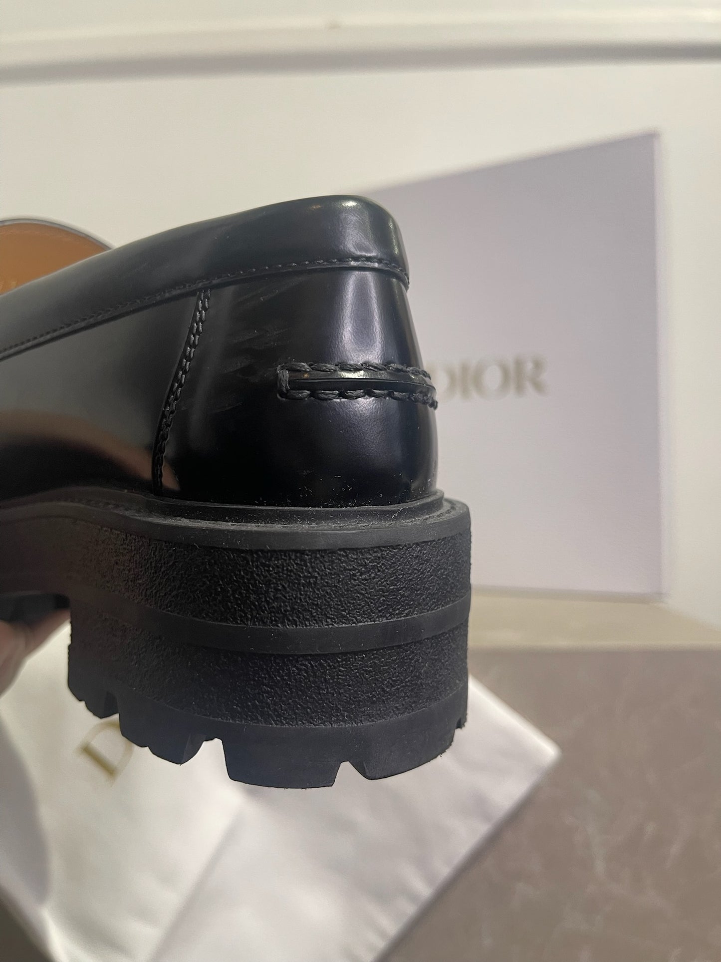 Mocassins Dior Boy noirs T.38