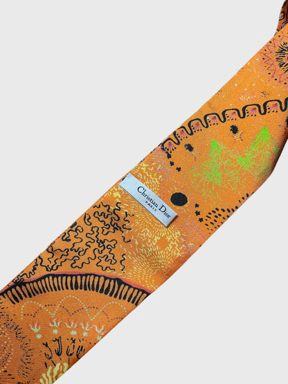 Foulard Mitzah Christian Dior orange