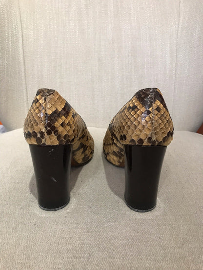 Escarpins Chanel python T.35,5