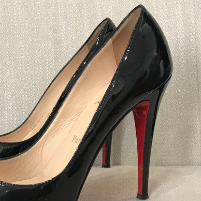 Escarpins Christian Louboutin noirs T.39,5