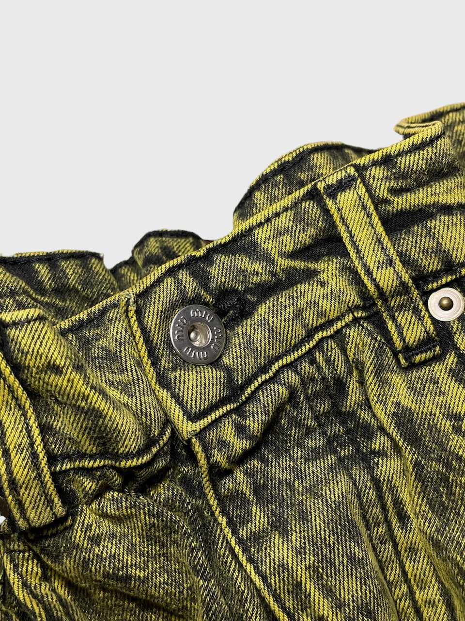 Jeans Miu Miu jaune T.24