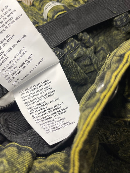 Jeans Miu Miu jaune T.24