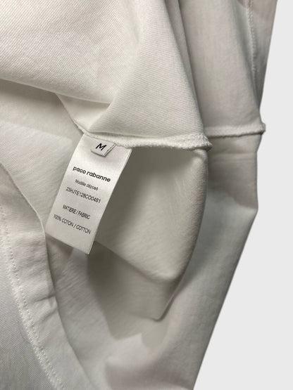 T-shirt Paco Rabanne blanc T.M