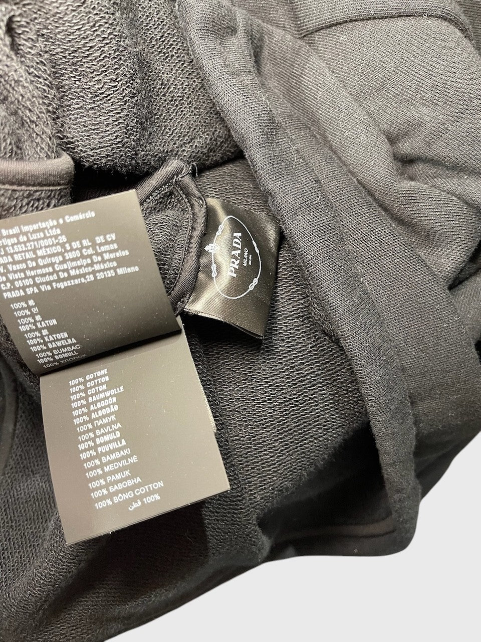 Sweat Prada noir T.L