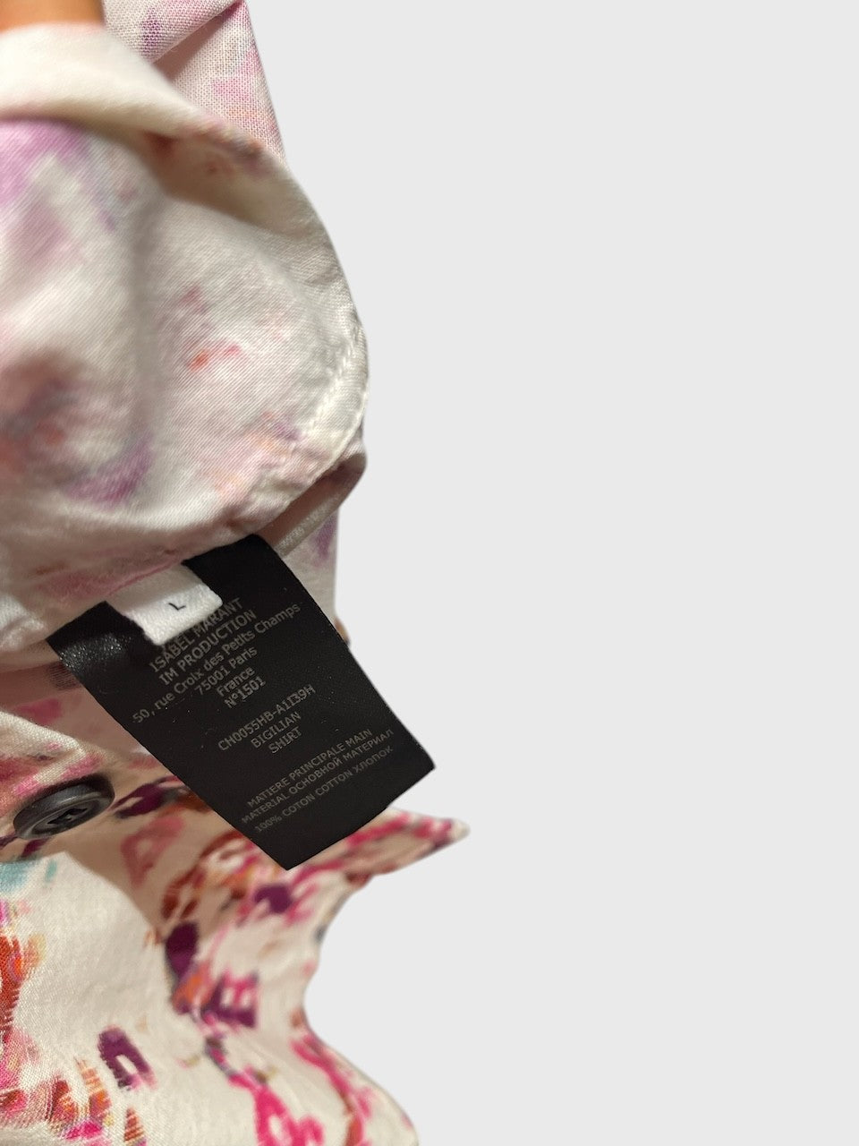 Chemise Isabel Marant rose T.L