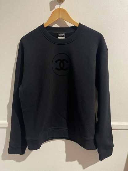 Sweat Chanel noir T.M