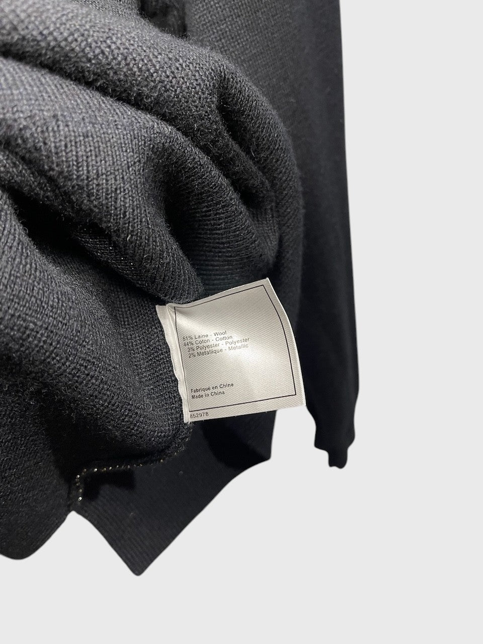 Pull Chanel noir T.M