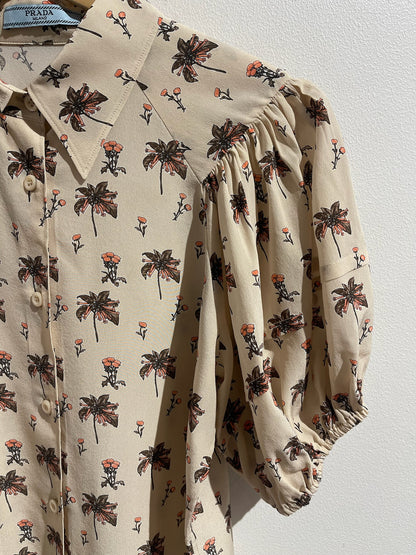 Chemisier Prada imprimé T.36