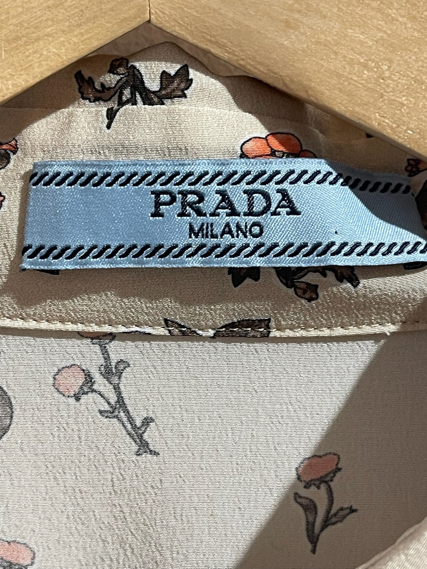 Chemisier Prada imprimé T.36