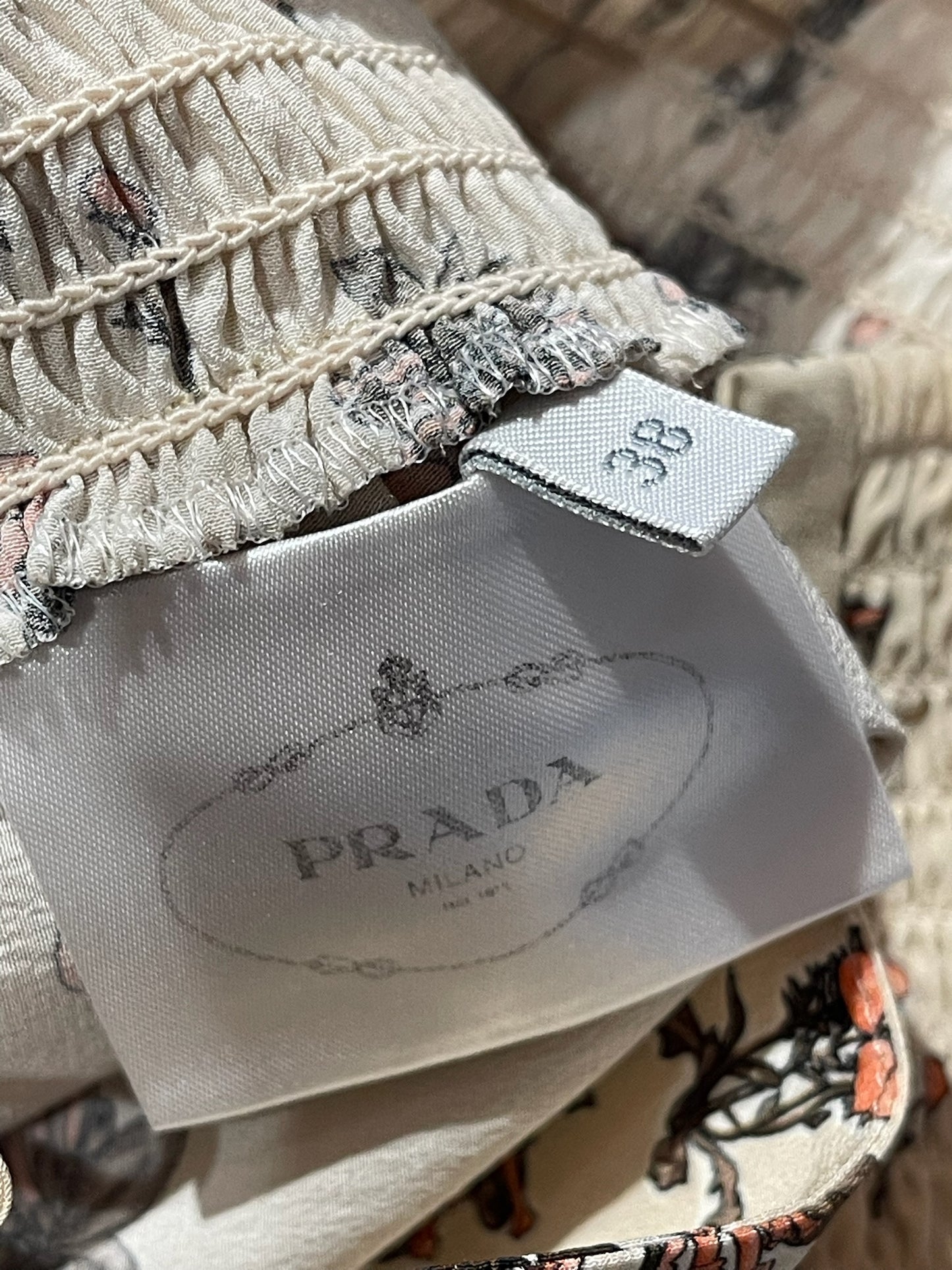 Jupe Prada imrpimée T.34