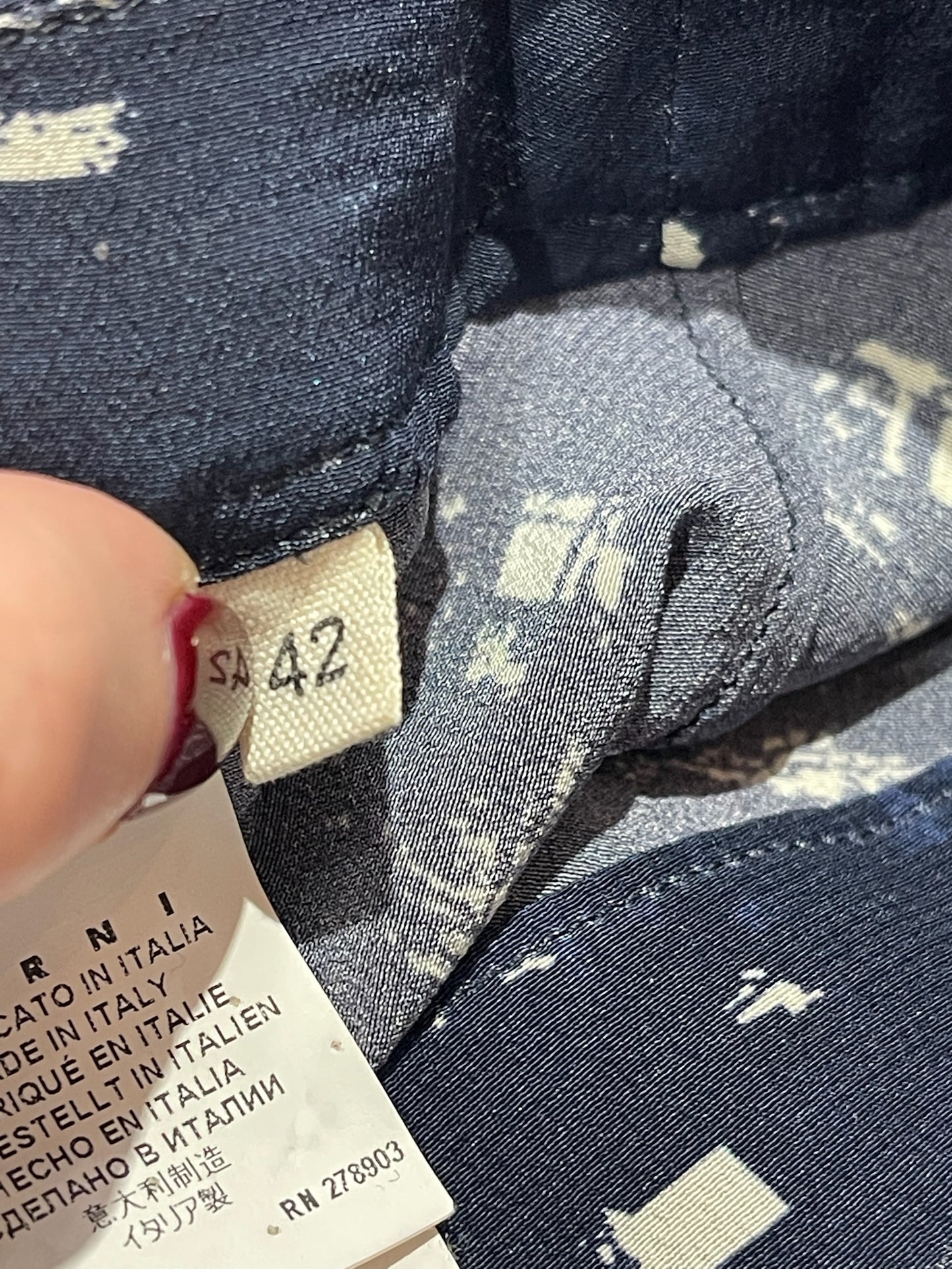 Jupe Marni bleue T.38