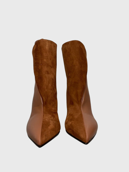 Bottines Hermes camel T.38