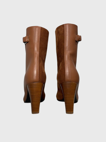 Bottines Hermes camel T.38