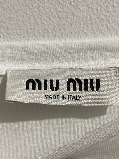 T-shirt Miu Miu blanc T.S