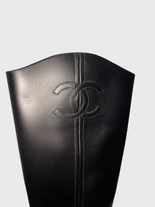 Bottes Chanel noires T.39