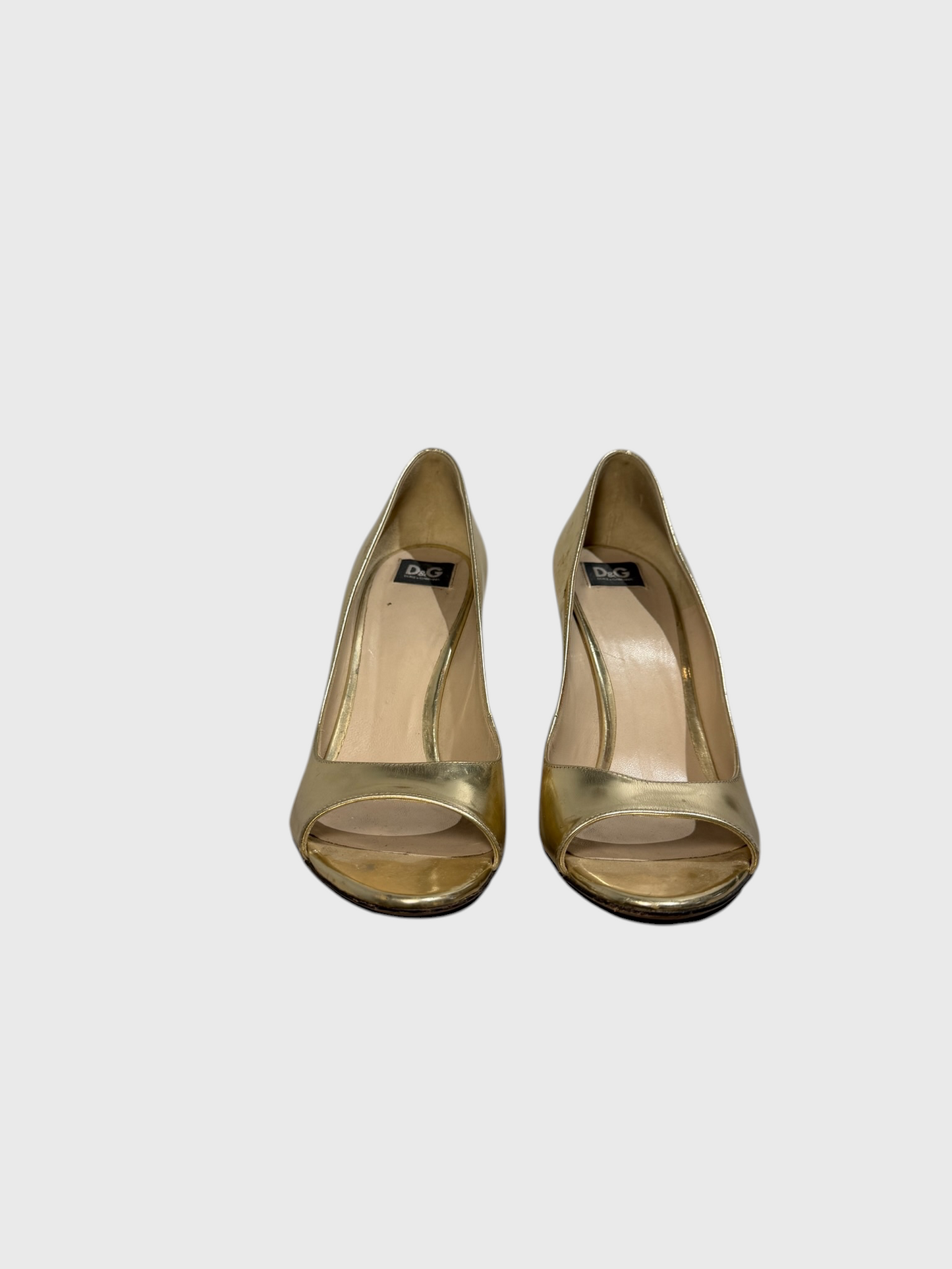 Escarpins Dolce & Gabbana dorés T.38