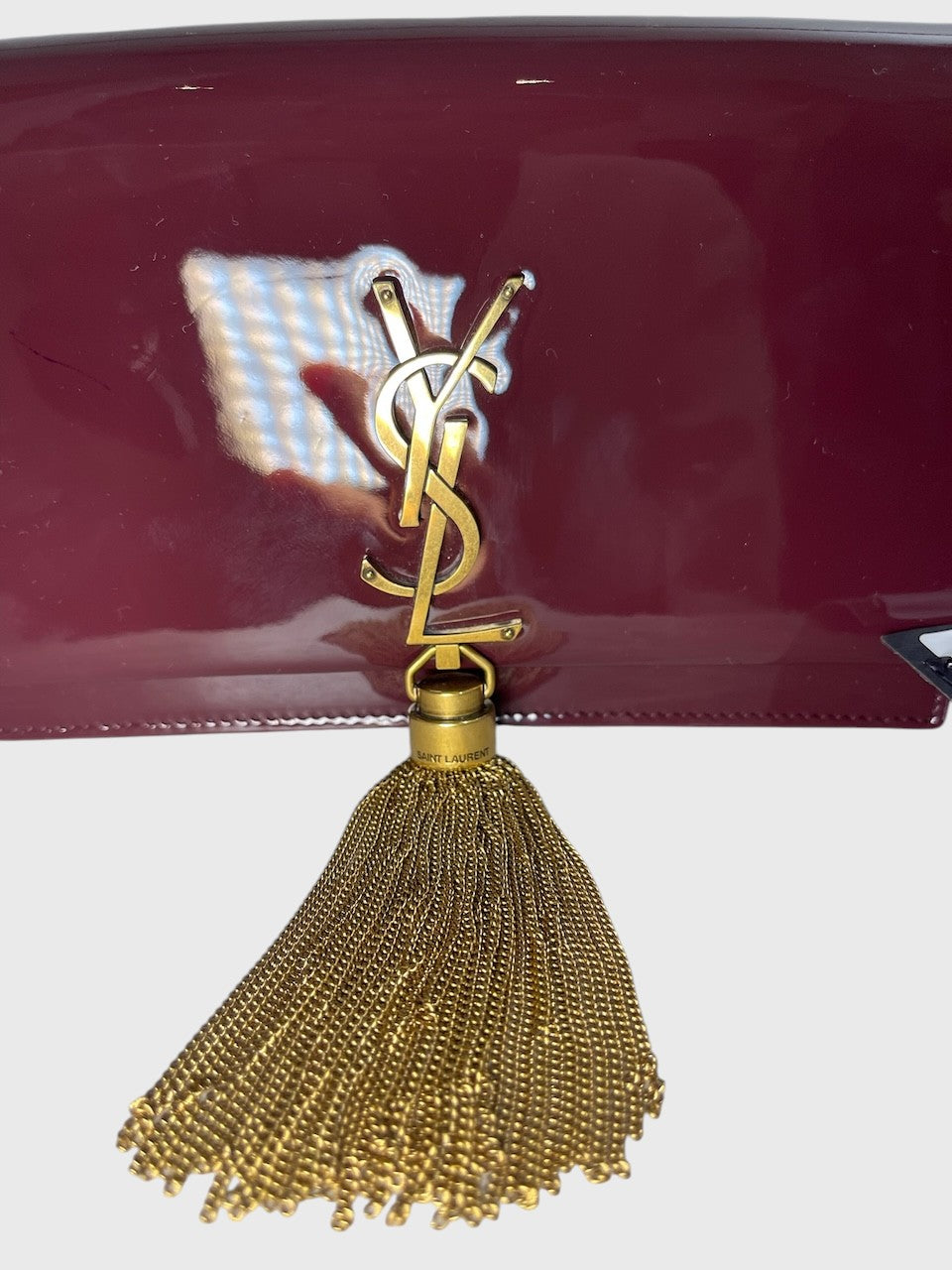 Sac Saint Laurent Kate Tassel bordeaux