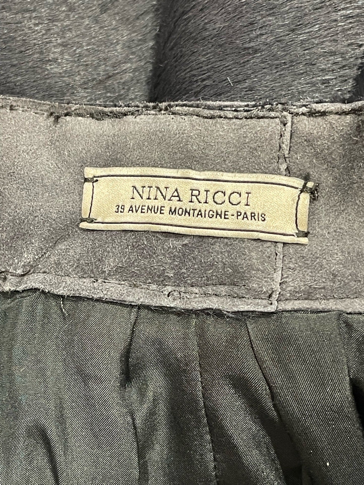 Jupe Nina Ricci grise T.36