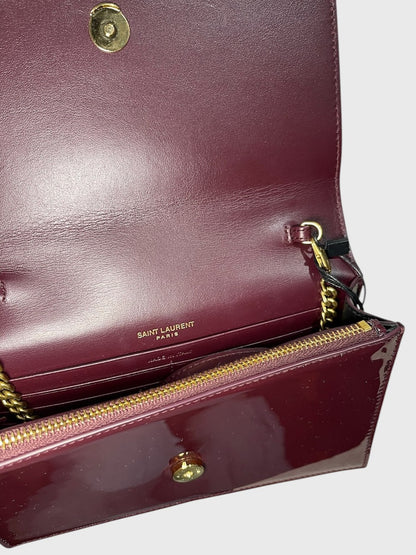 Sac Saint Laurent Kate Tassel bordeaux
