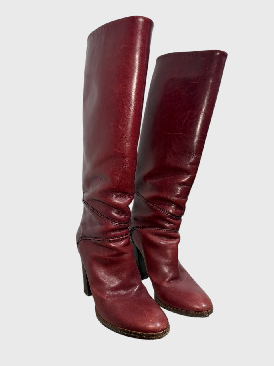 Bottes Chloé bordeaux T.38