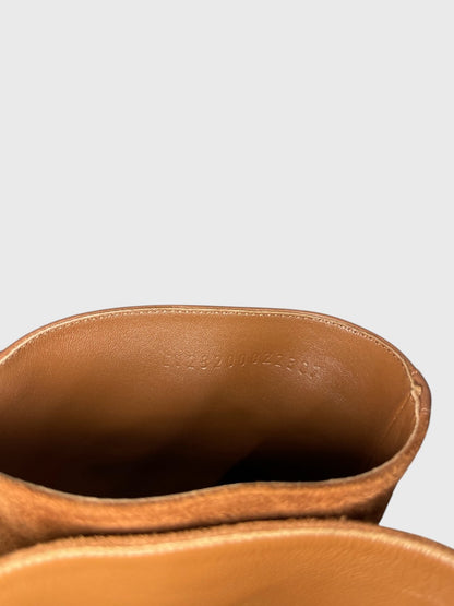 Bottines Hermes camel T.38