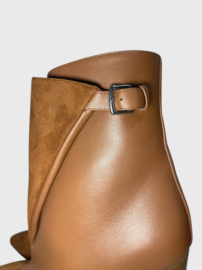 Bottines Hermes camel T.38