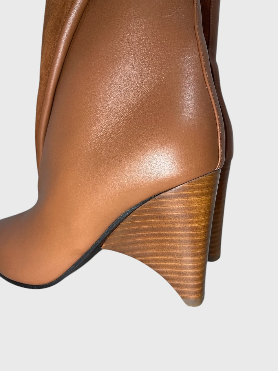 Bottines Hermes camel T.38