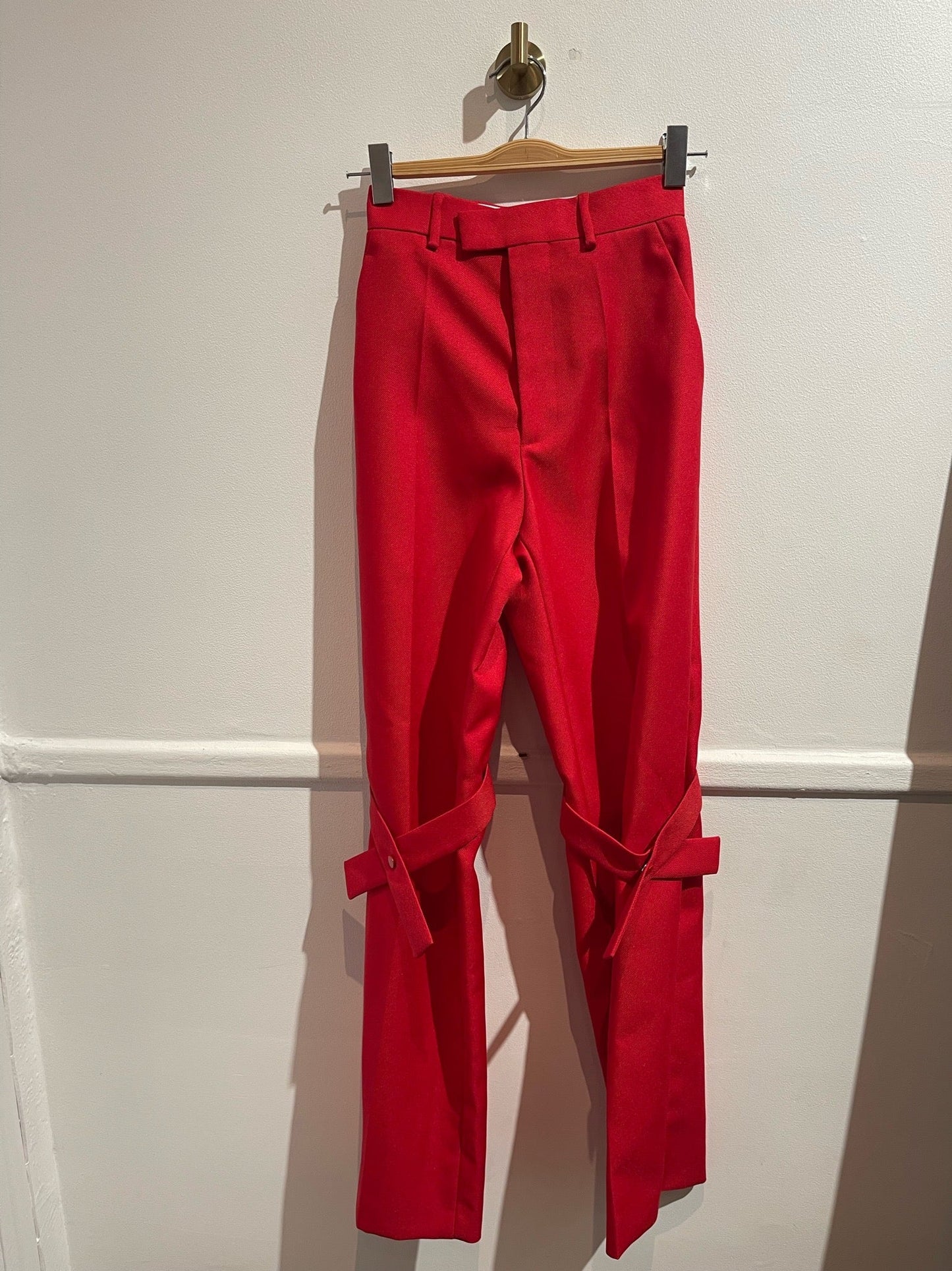 Pantalon Bottega Veneta rouge T.36
