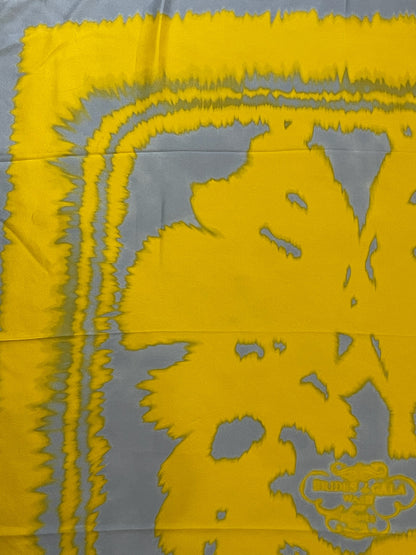 Foulard Hermès Bride de gala Wash jaune