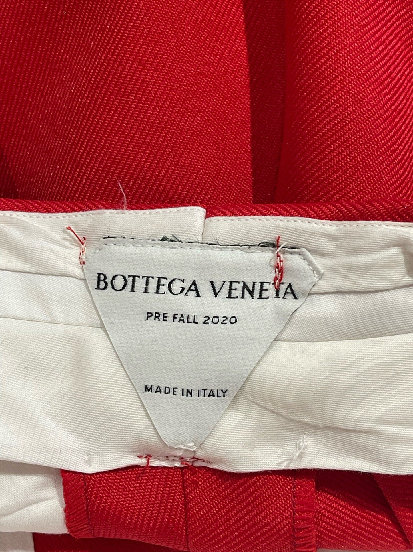 Pantalon Bottega Veneta rouge T.36