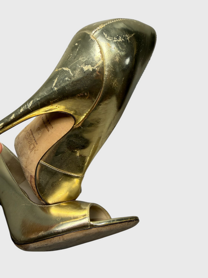 Escarpins Dolce & Gabbana dorés T.38
