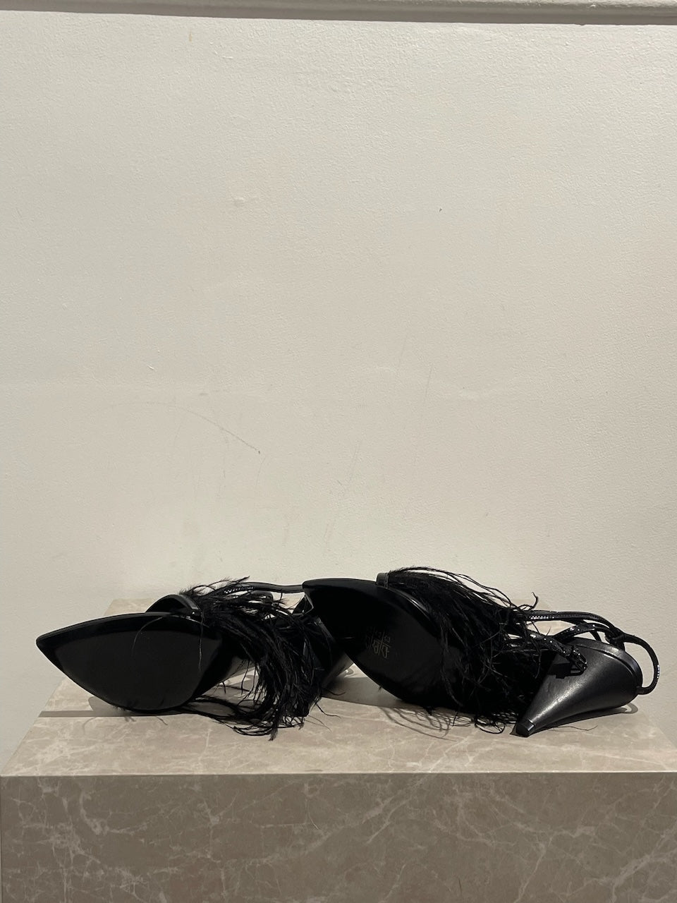 Sandales Saint Laurent noires T.36 NEUVES
