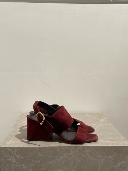 Sandales Celine bordeaux T.38
