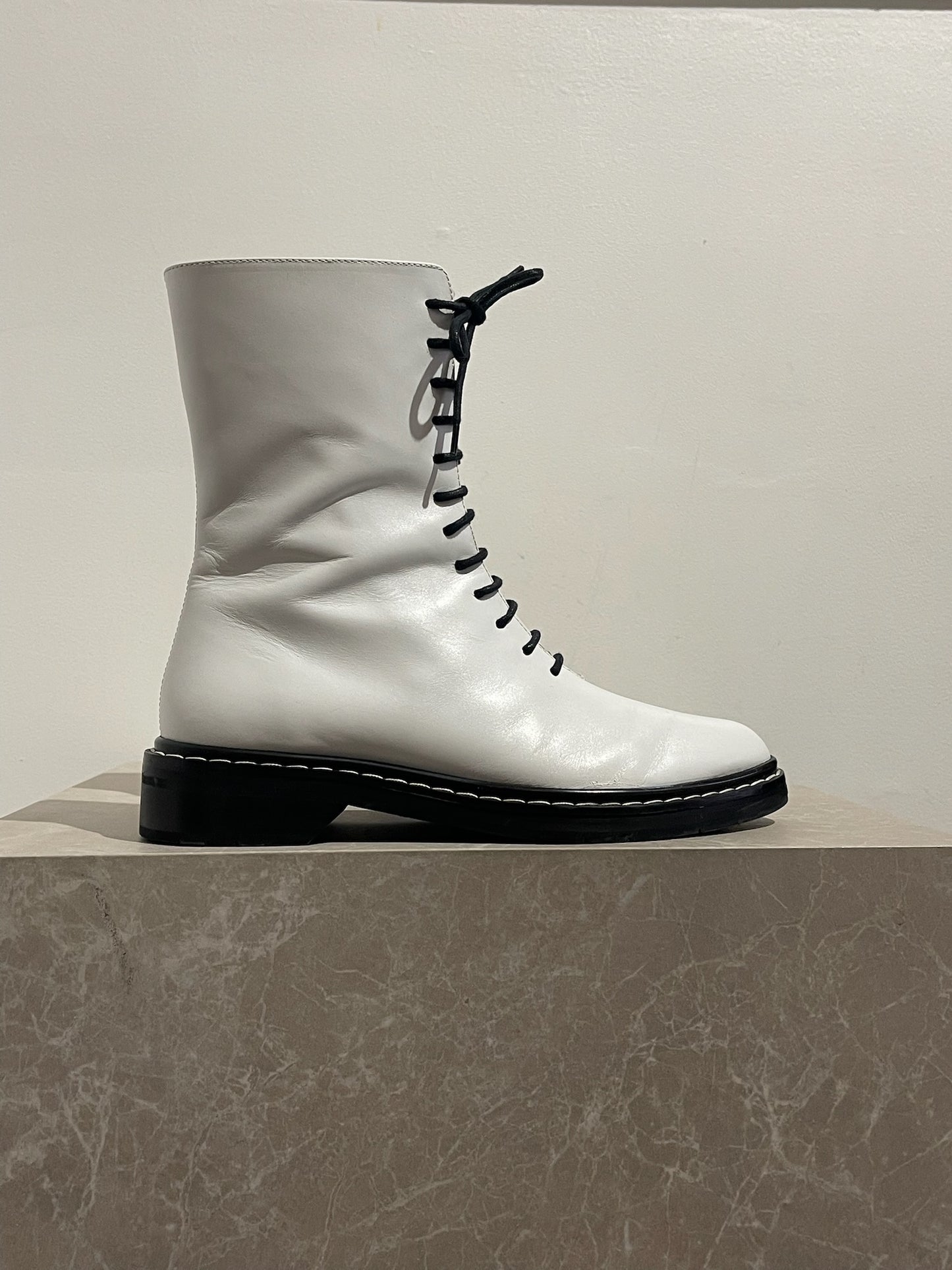 Bottines The Row blanches T.36,5
