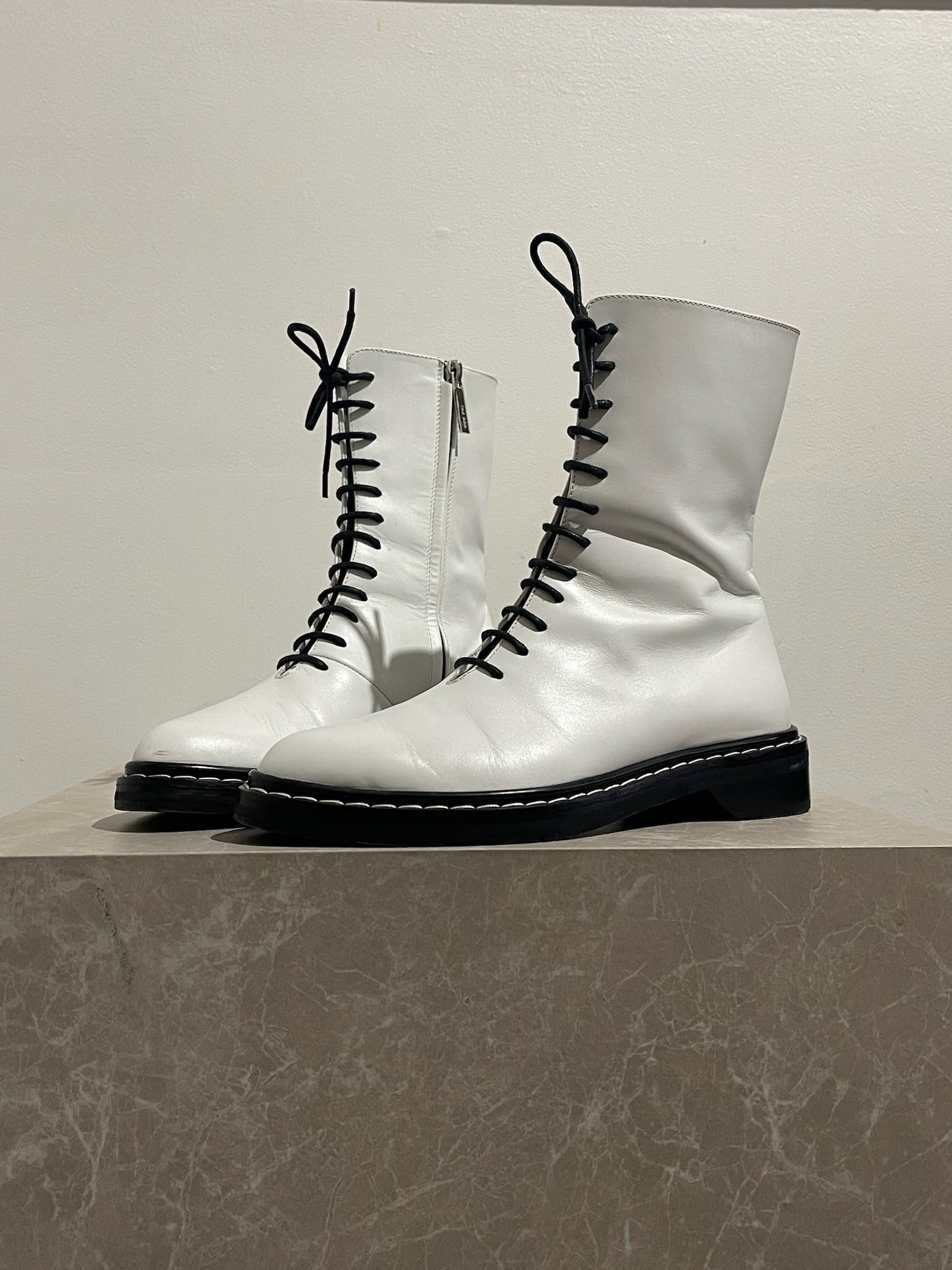 Bottines The Row blanches T.36,5