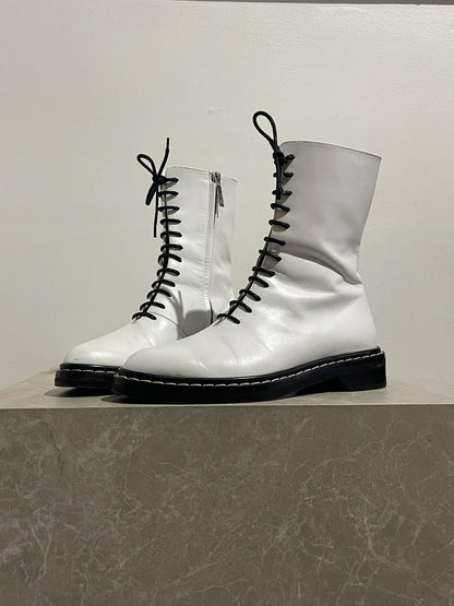 Bottines The Row blanches T.36,5