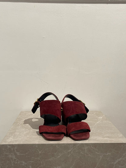 Sandales Celine bordeaux T.38