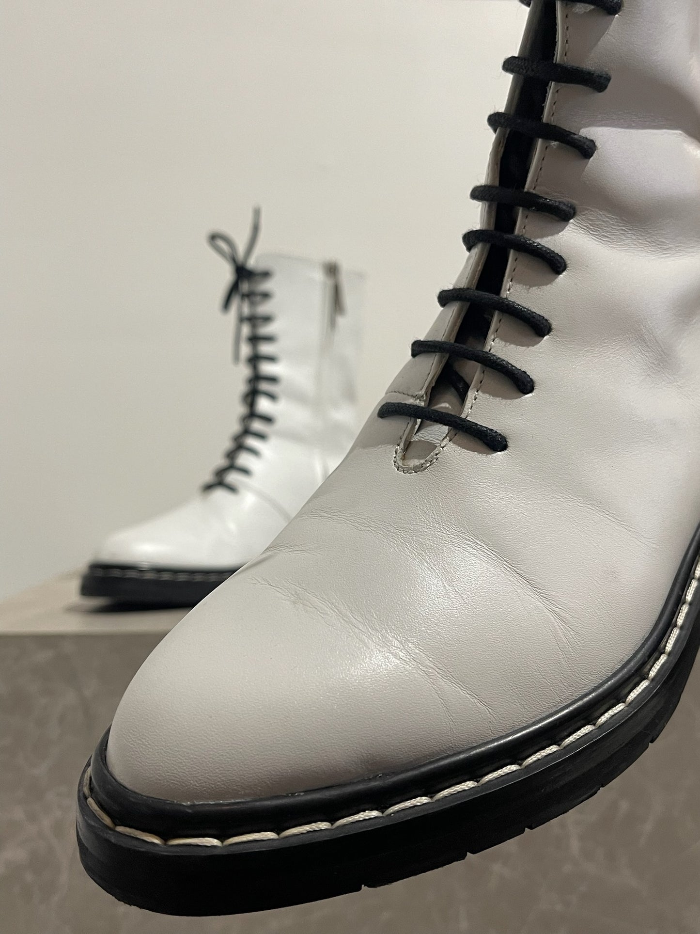 Bottines The Row blanches T.36,5